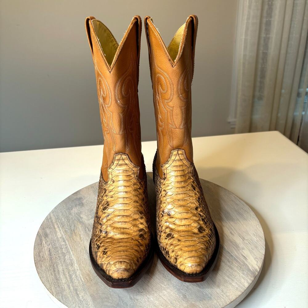 Freebird By Steven Marshall Python Snakeskin Leat… - image 4